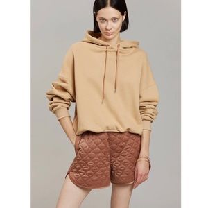 NWT The Frankie Shop Saco quilted shorts
